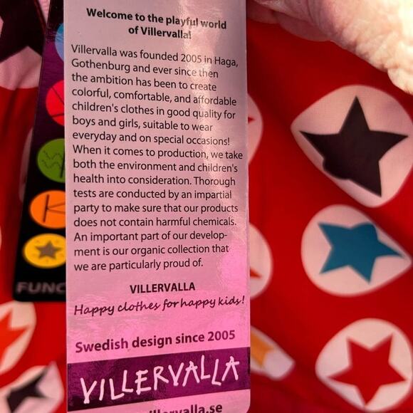 New Villervalla  warm toddler rain snowsuit 9-12 months - Picture 8 of 15